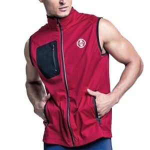 Ralph Lauren Polo Sport Performance Vest in Red and Black